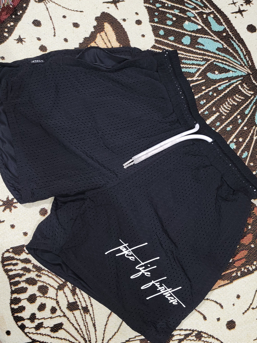 "Take Life Further" Short Shorts Women’s Black Athletic Shorts
